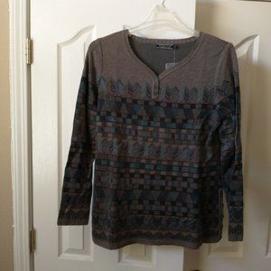 Peruvian Connection Pima Cotton Sweater  *NWT*